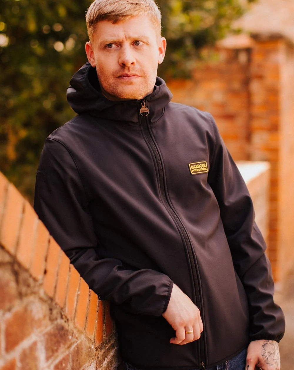 Barbour International Coldwell Softshell Jacket Black - Image 2