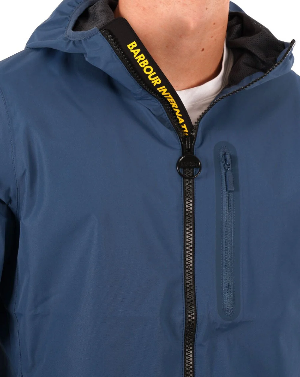 Barbour International Essential Jacket Washed Inky - Image 4