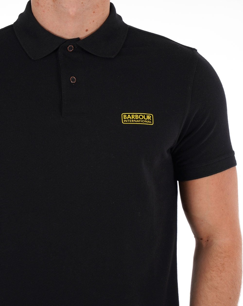 Barbour International Essential Polo Black - Image 2