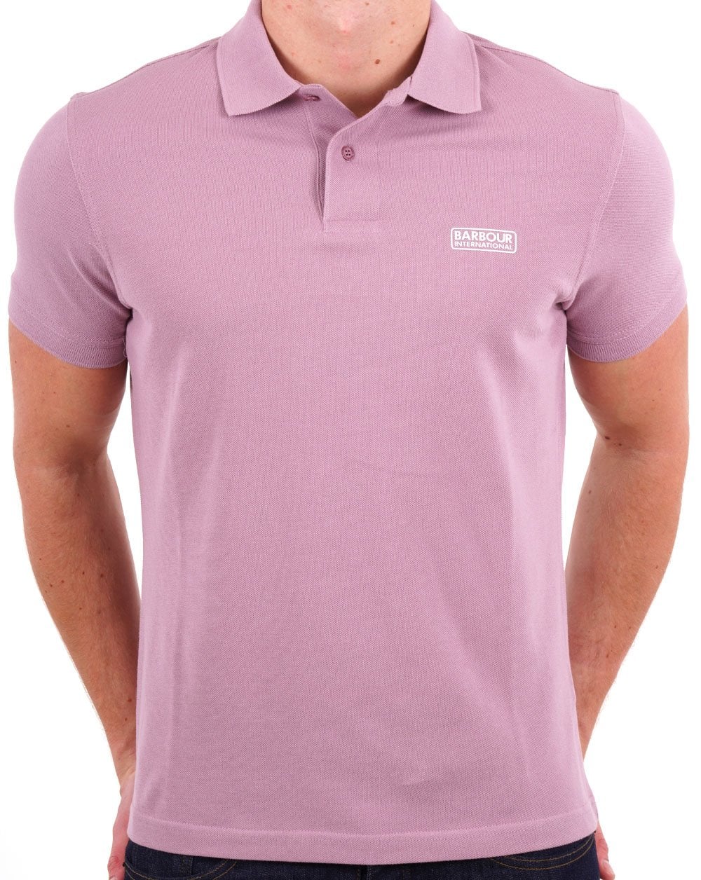 Barbour International Essential Polo Soft Purple - Image 3