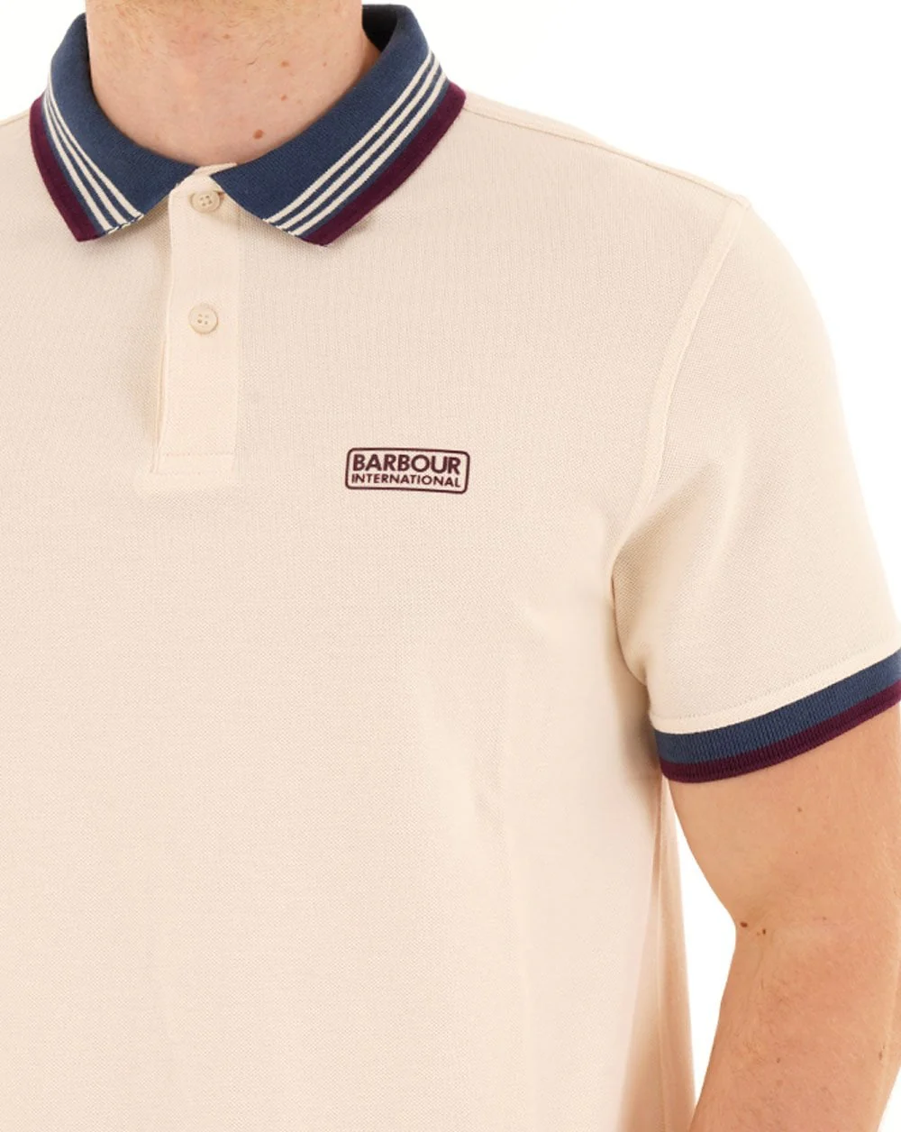 Barbour International Francis Polo Calico White - Image 2