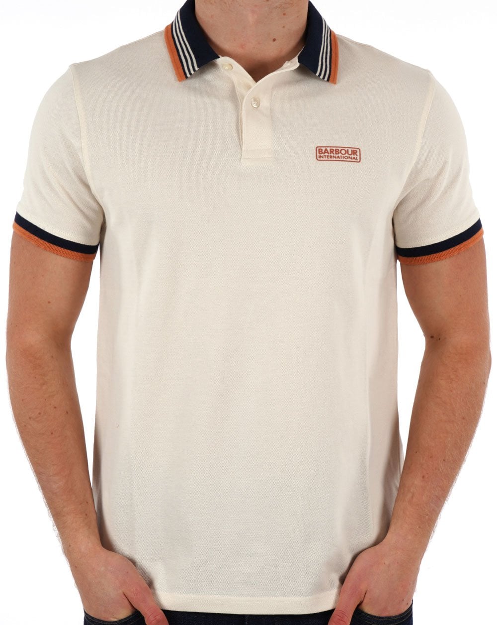 Barbour International Francis Polo Dove Grey - Image 2