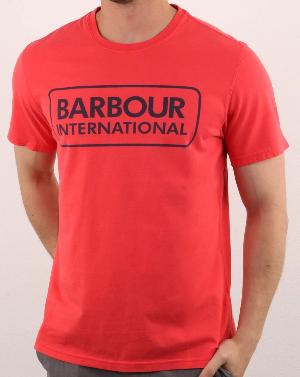 Barbour International Kit Pigment Tee Pink - Image 2