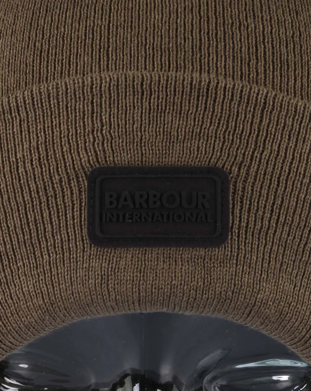 Barbour International Sensor Knit Beanie Khaki - Image 3
