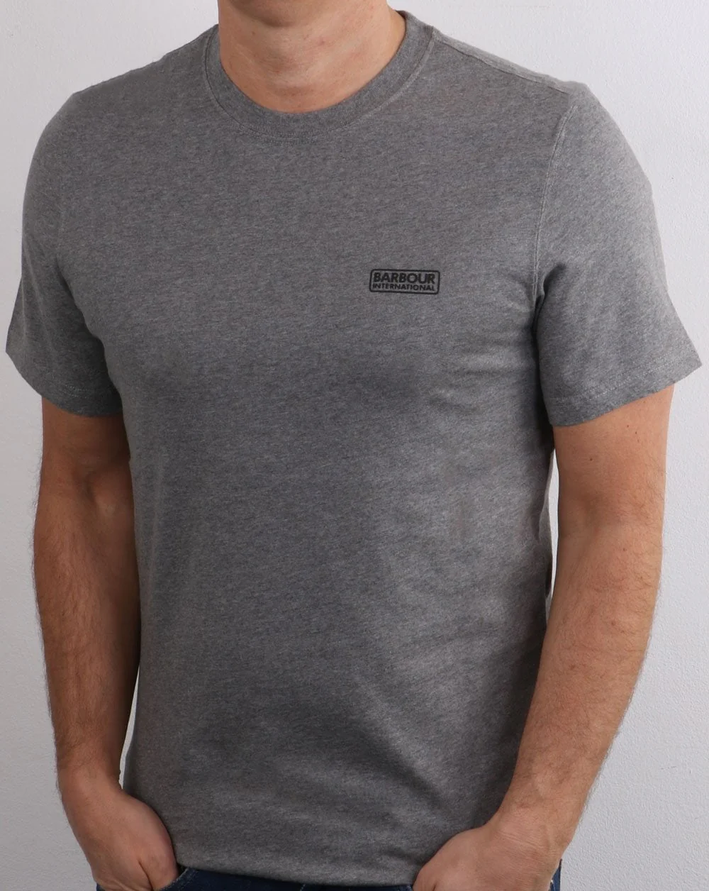 Barbour International Small Logo T-shirt Grey