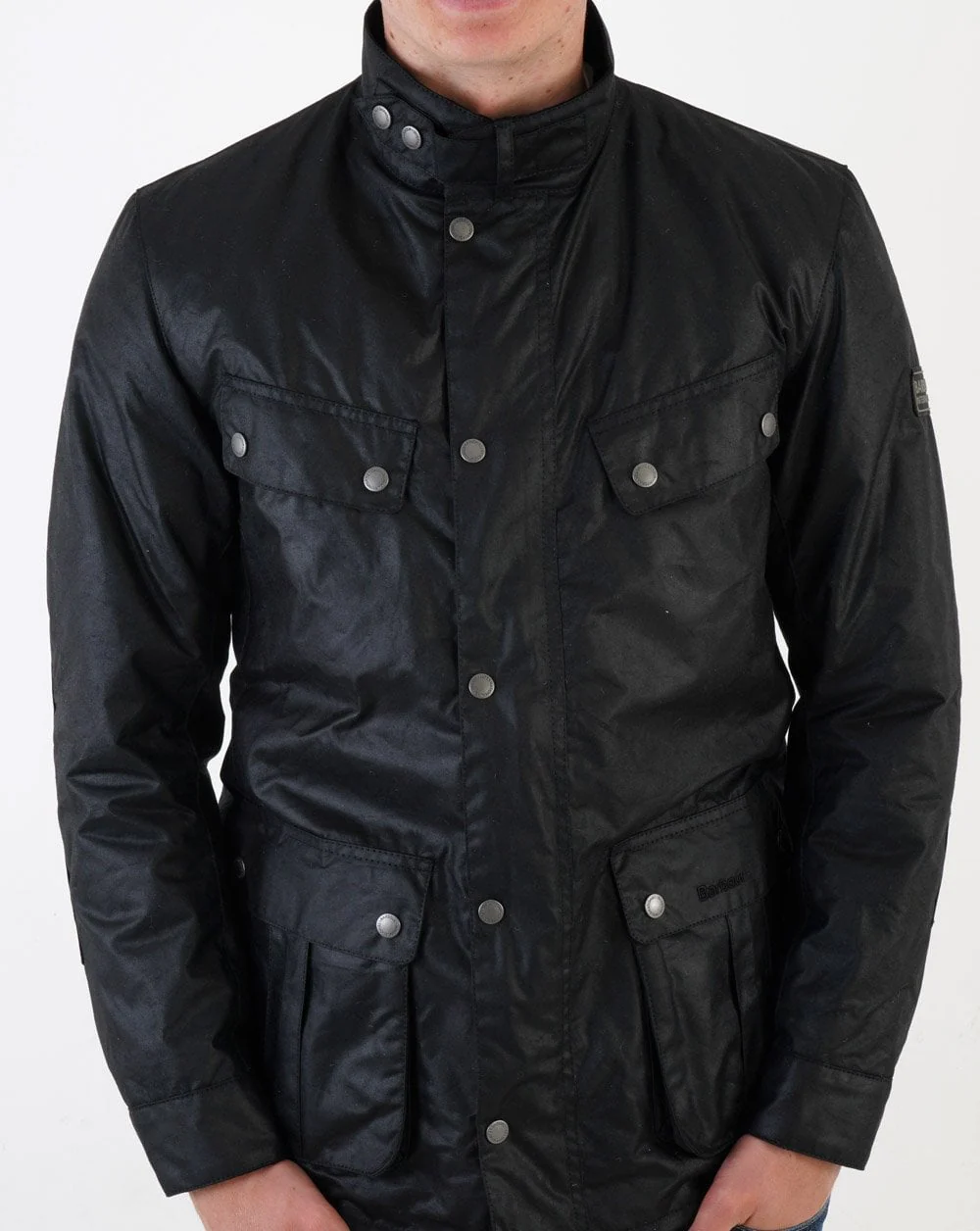 Barbour International Tourer Duke Wax Jacket Black