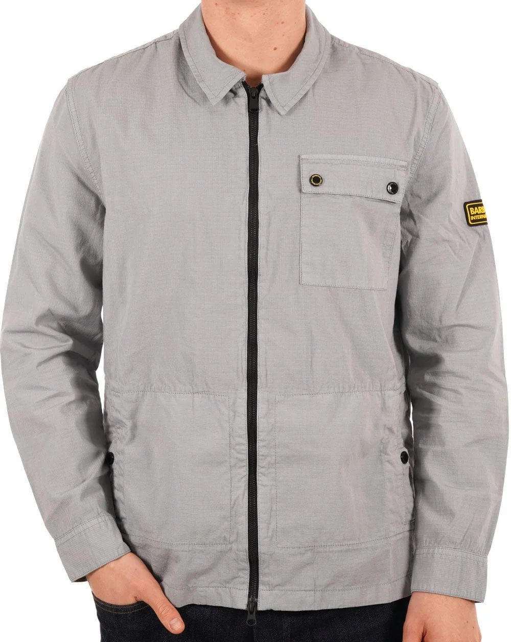 Barbour International Volt Overshirt Grey