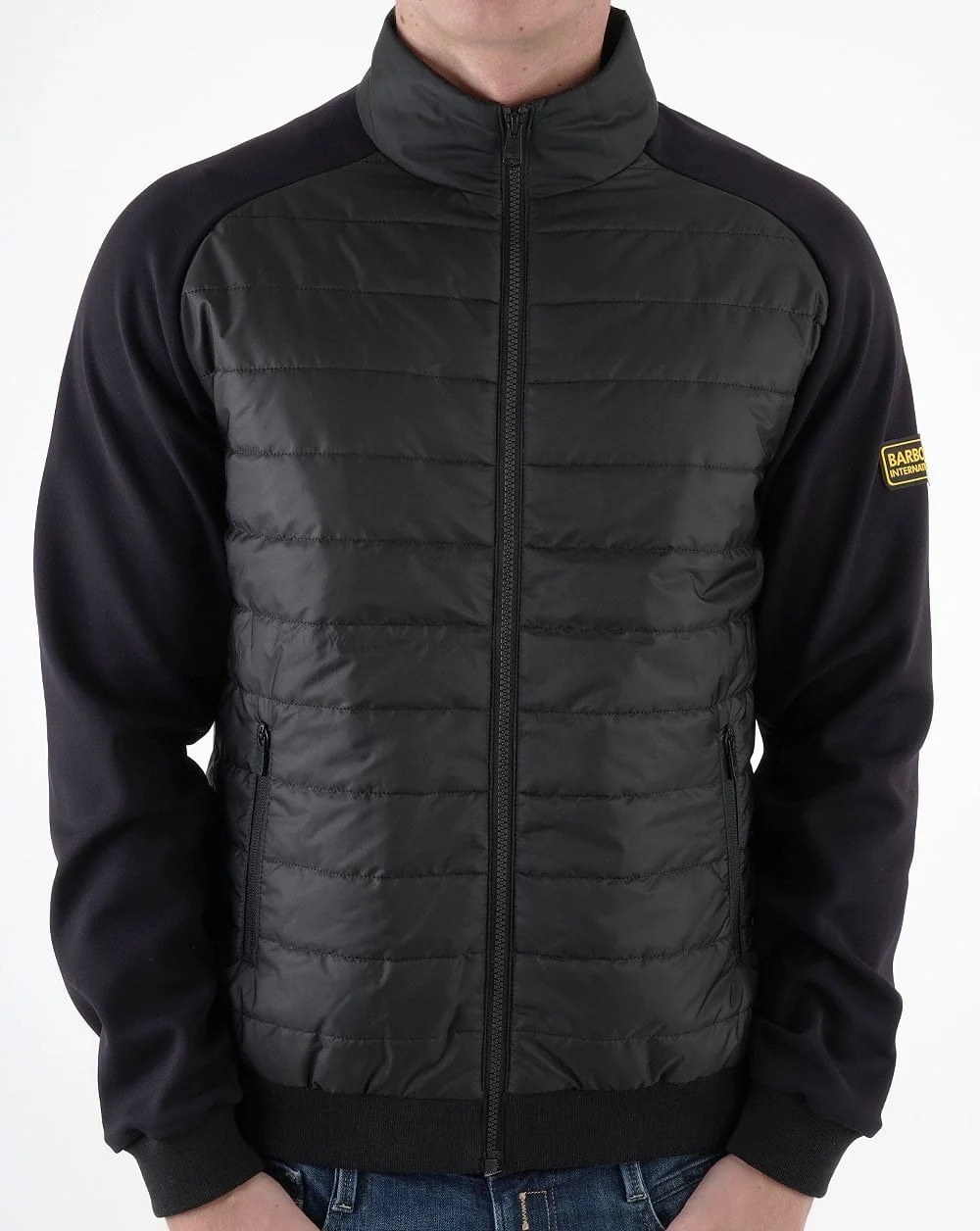 Barbour International Wharf Quilted Jacket Black