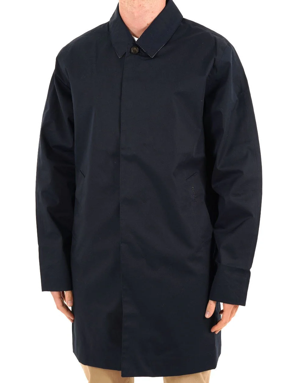 Barbour Lorden Waterproof Mac Navy - Image 2