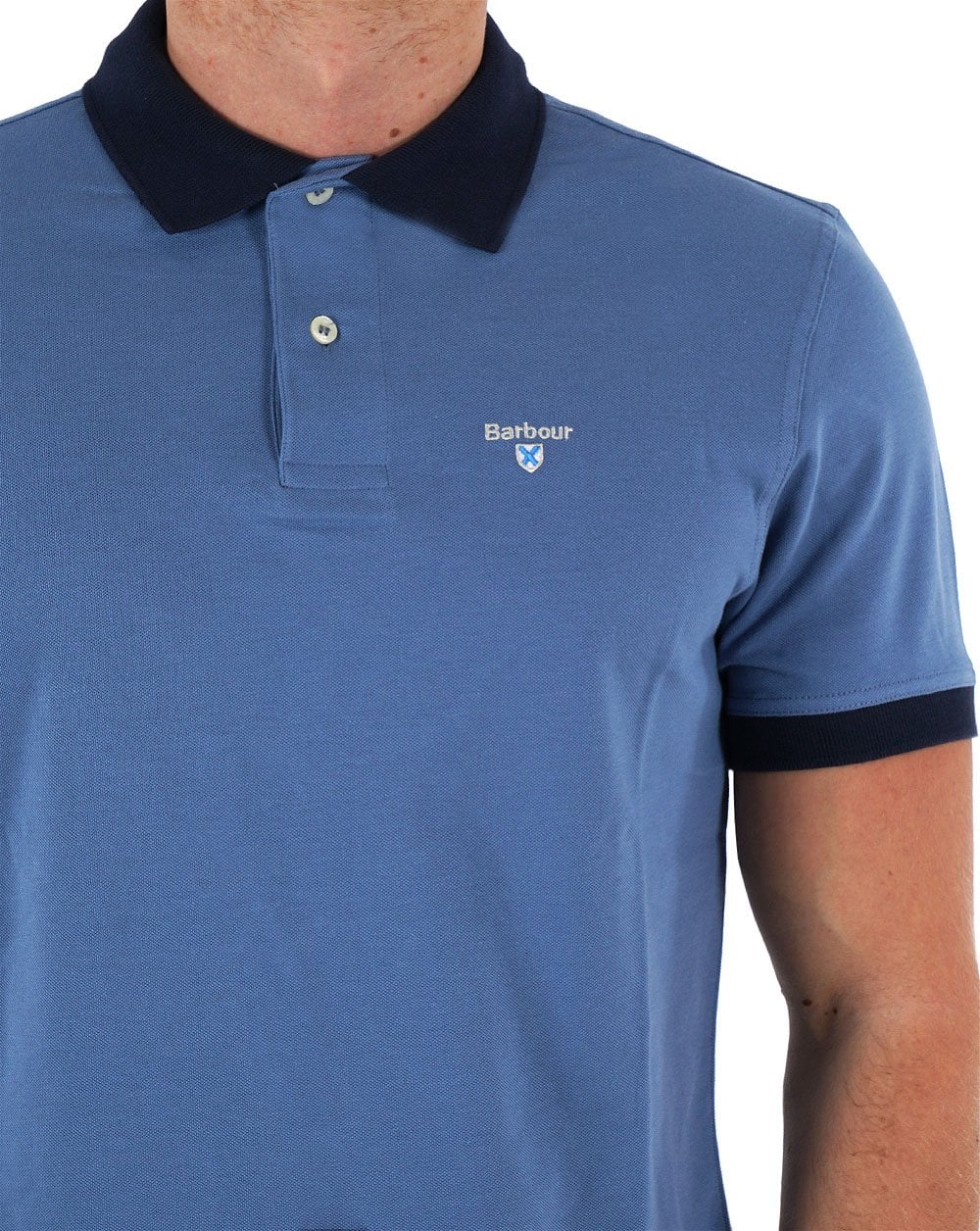 Barbour Lynton Polo Force Blue - Image 2