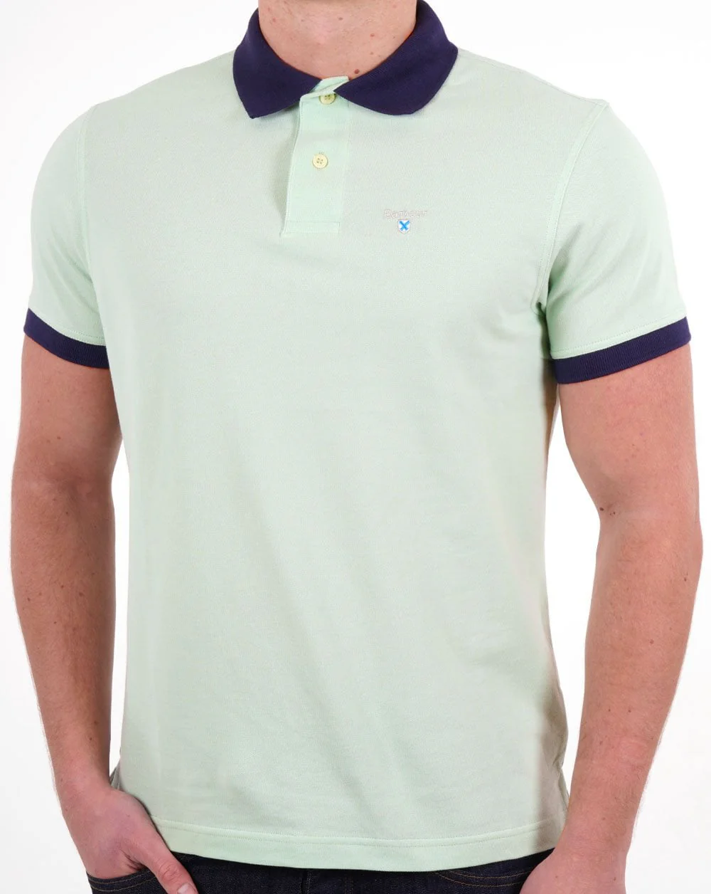 Barbour Lynton Polo Mint Green