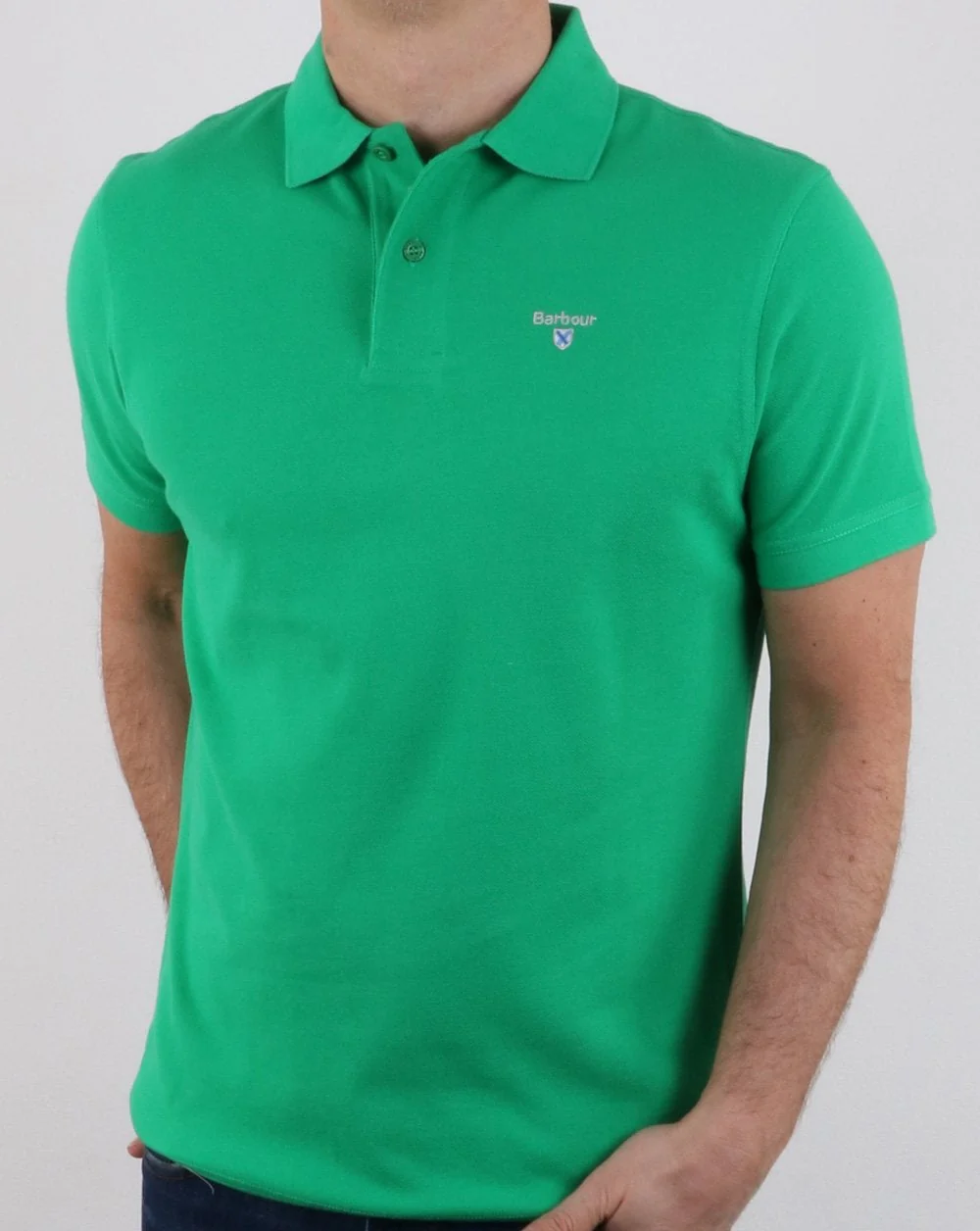 Barbour Polo Shirt Green - Image 2