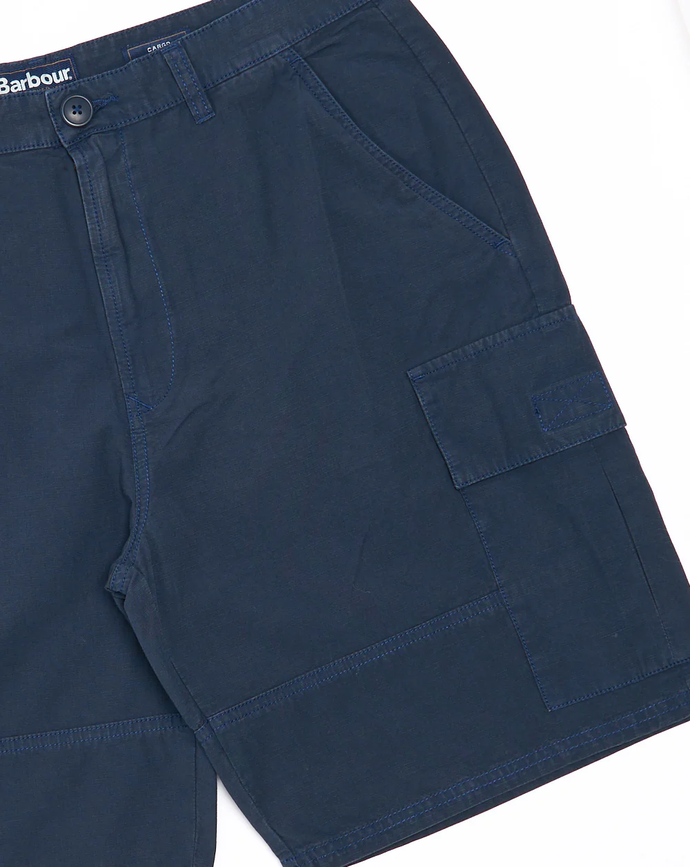 Barbour Ripstop Cargo Shorts Navy - Image 2