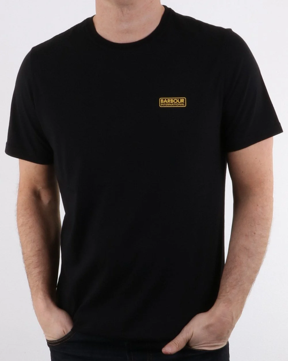 Barbour Small Logo T'Shirt Black - Image 3