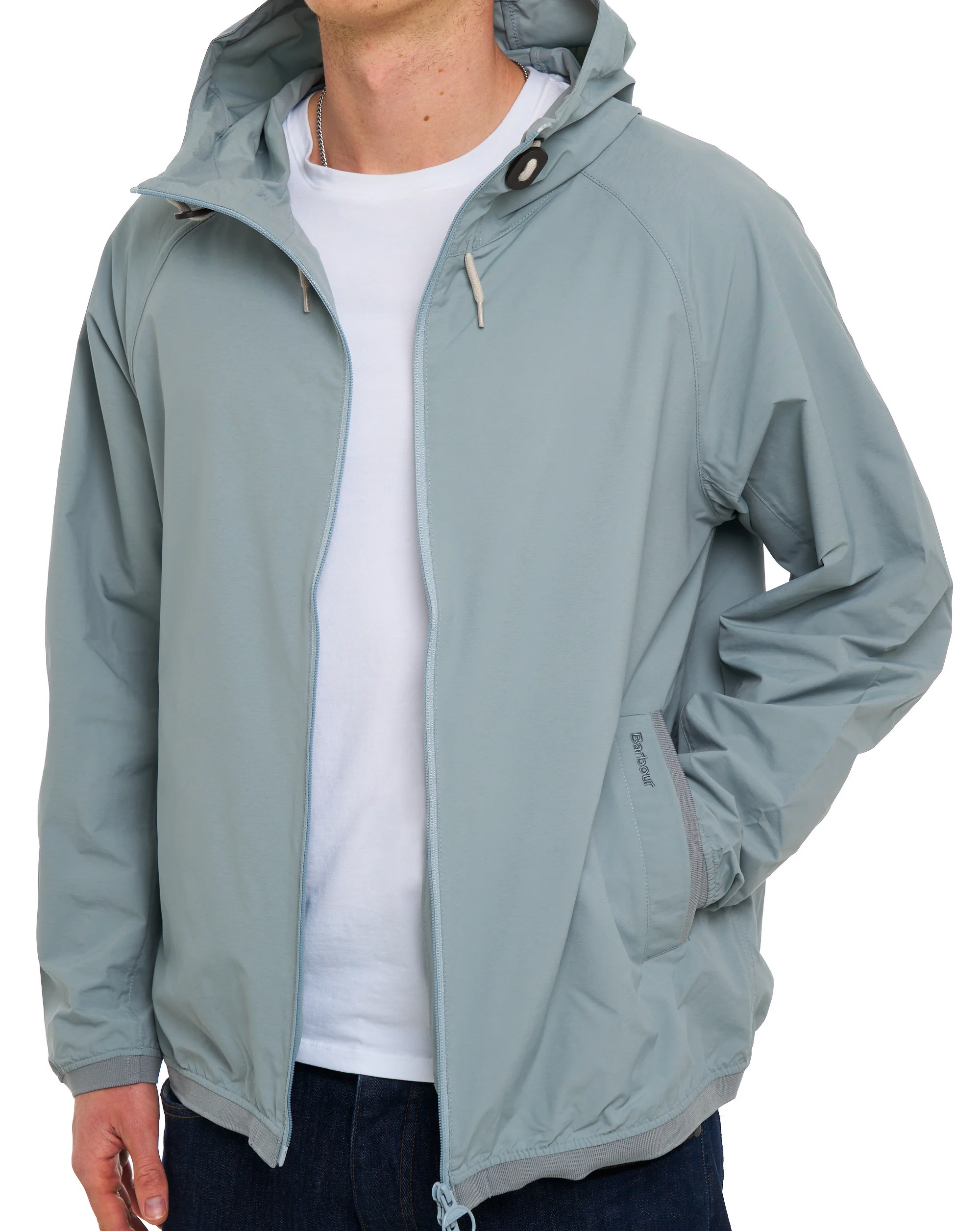 Barbour Stoneport Showerproof Jacket Dusty Slate - Image 4