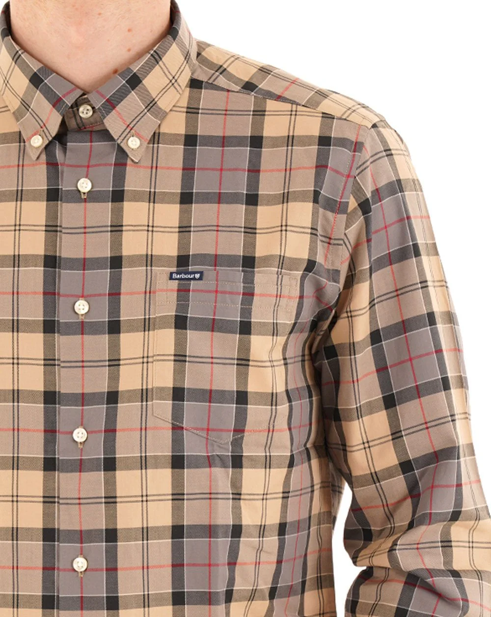 Barbour Wetherham Tailored Shirt Dress Tartan - Image 2