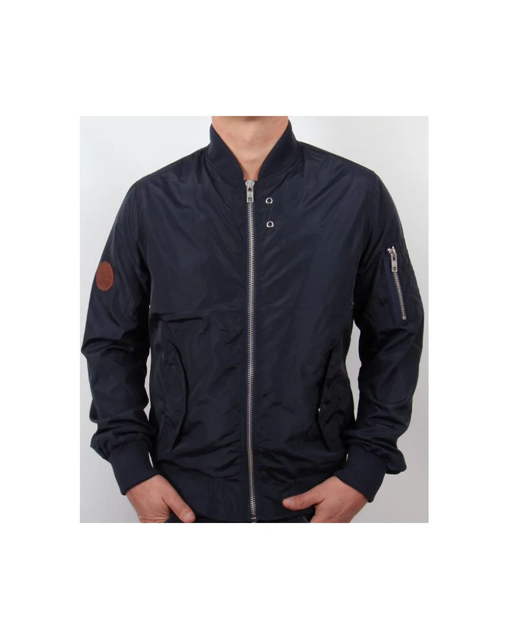 Bellfield Bomber Jacket Navy - Image 2