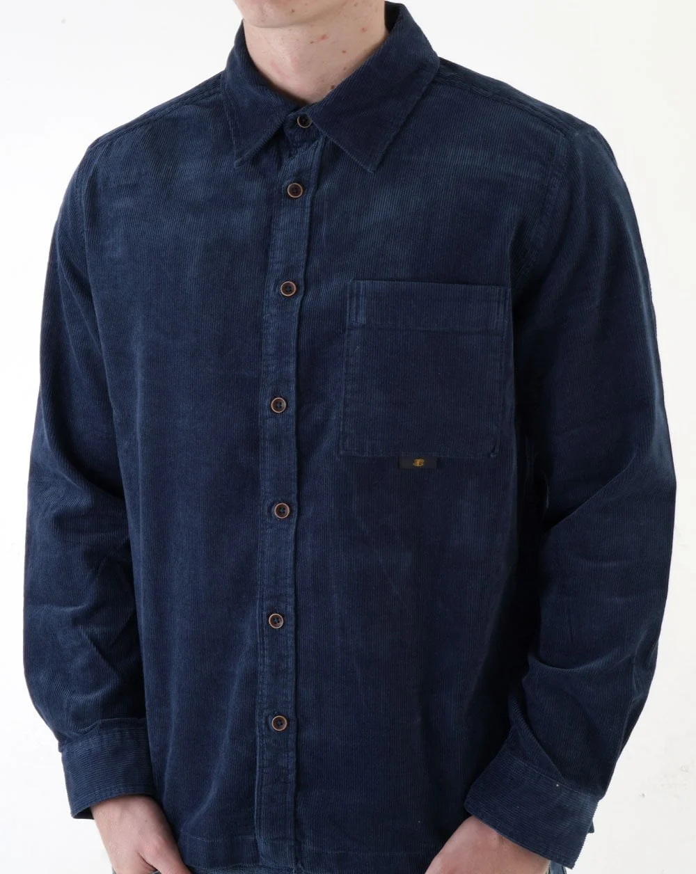 Ben Sherman Corduroy Shirt Dark Blue - Image 2