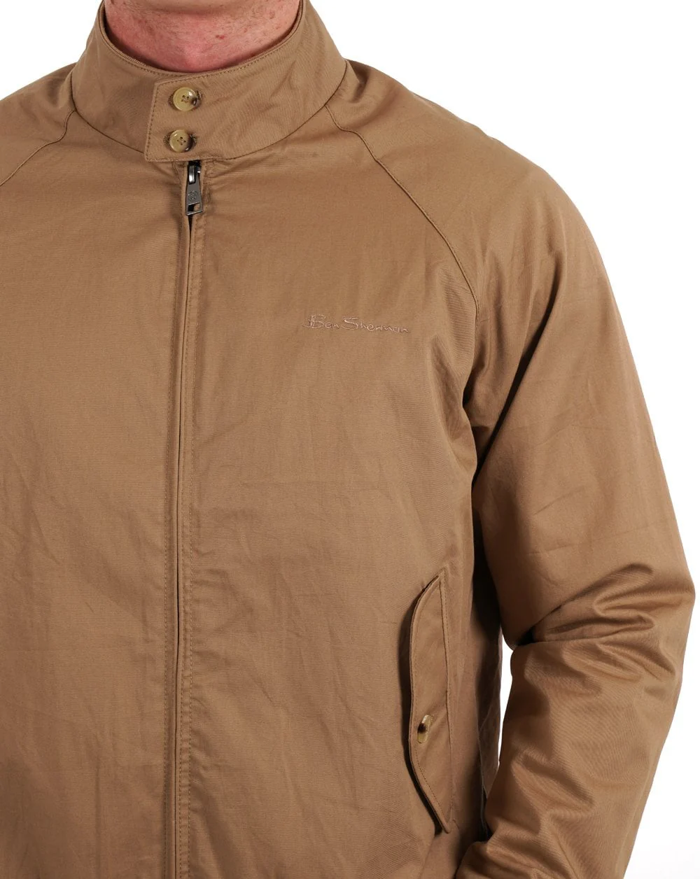 Ben Sherman Harrington Jacket Sand - Image 2