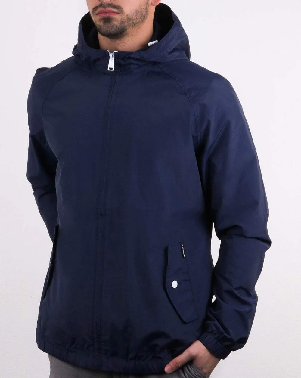 Ben Sherman Hooded Jacket Navy - Image 2