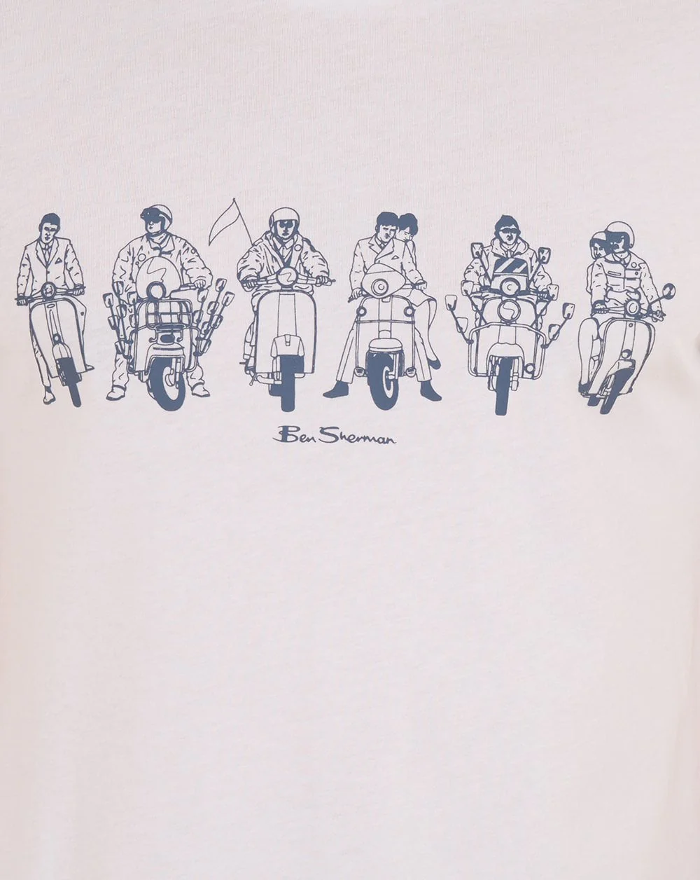Ben Sherman The Start Line T-shirt White - Image 4