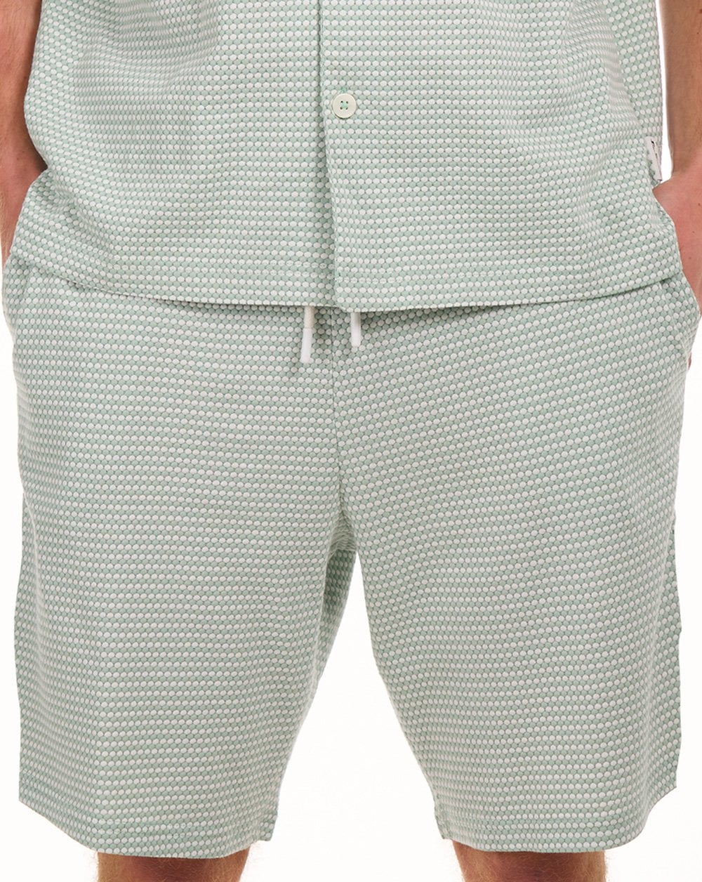 Ben Sherman Tri Colour Textured Short Mint - Image 2