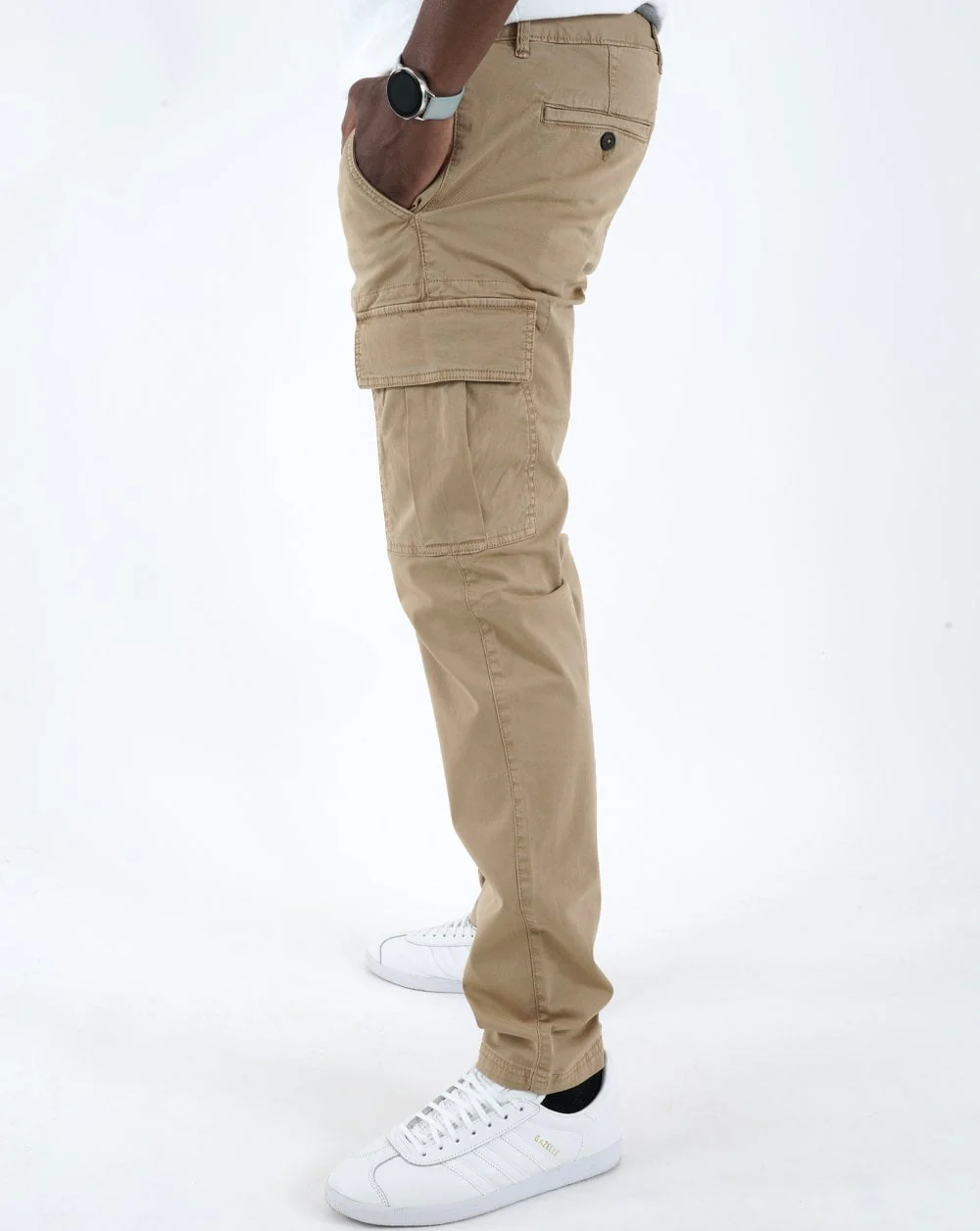 Benetton Combat Trouser Beige - Image 2