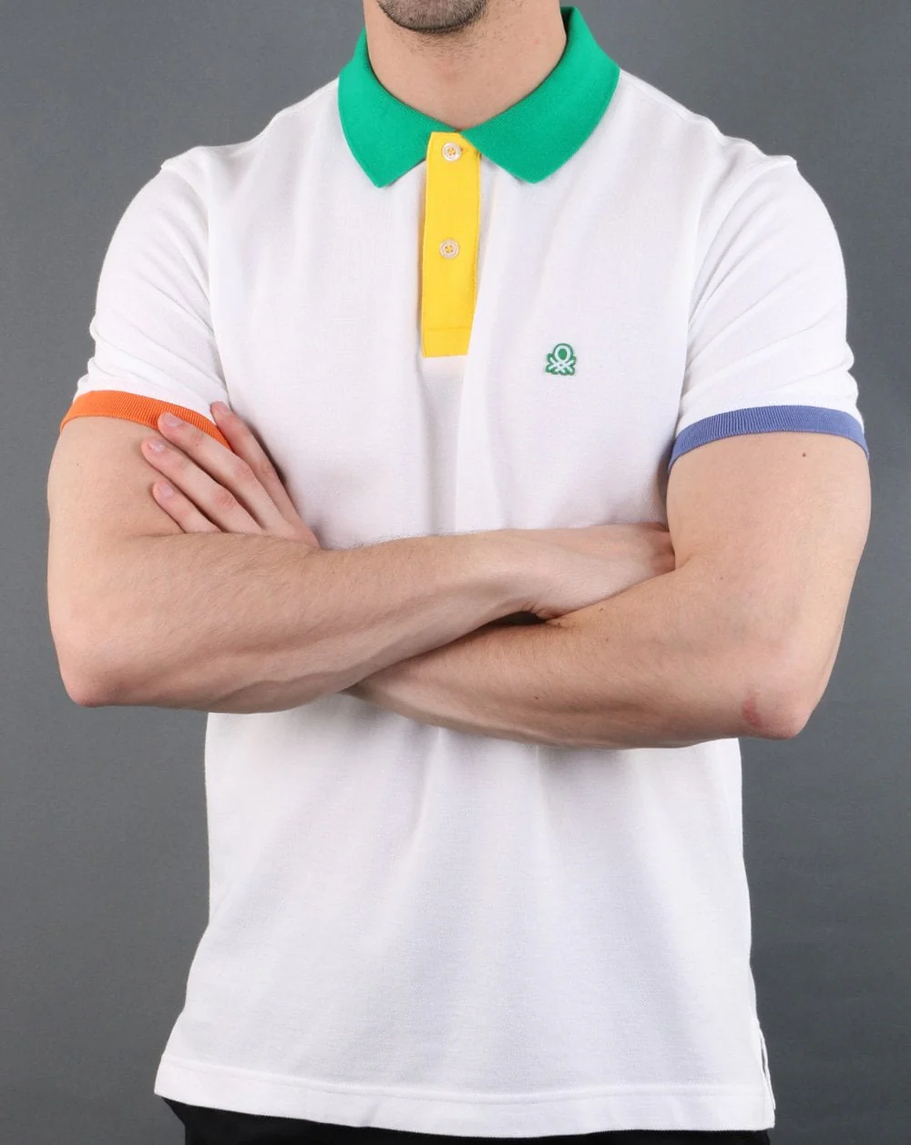 Benetton Polo Shirt Off White - Image 5
