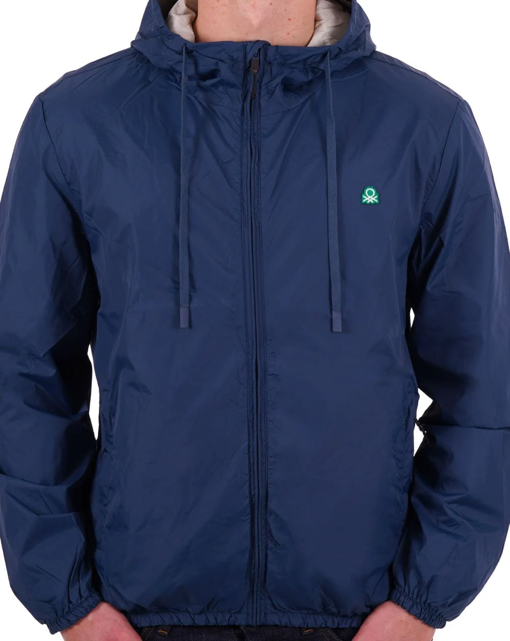 Benetton Rain Defender Jacket Navy - Image 3