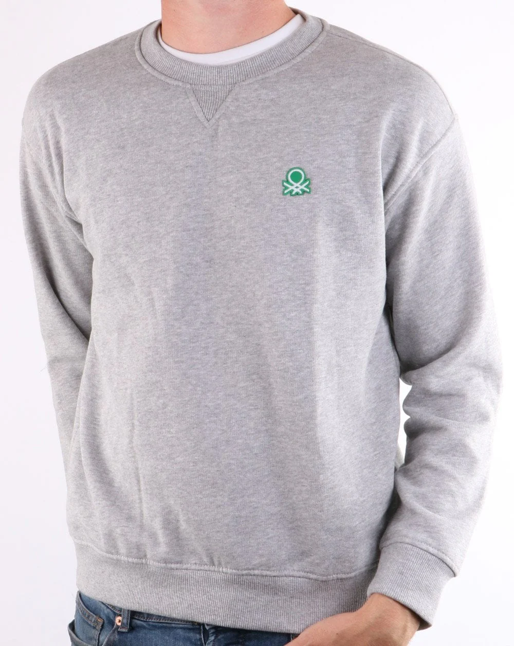 Benetton Sweatshirt Grey - Image 2