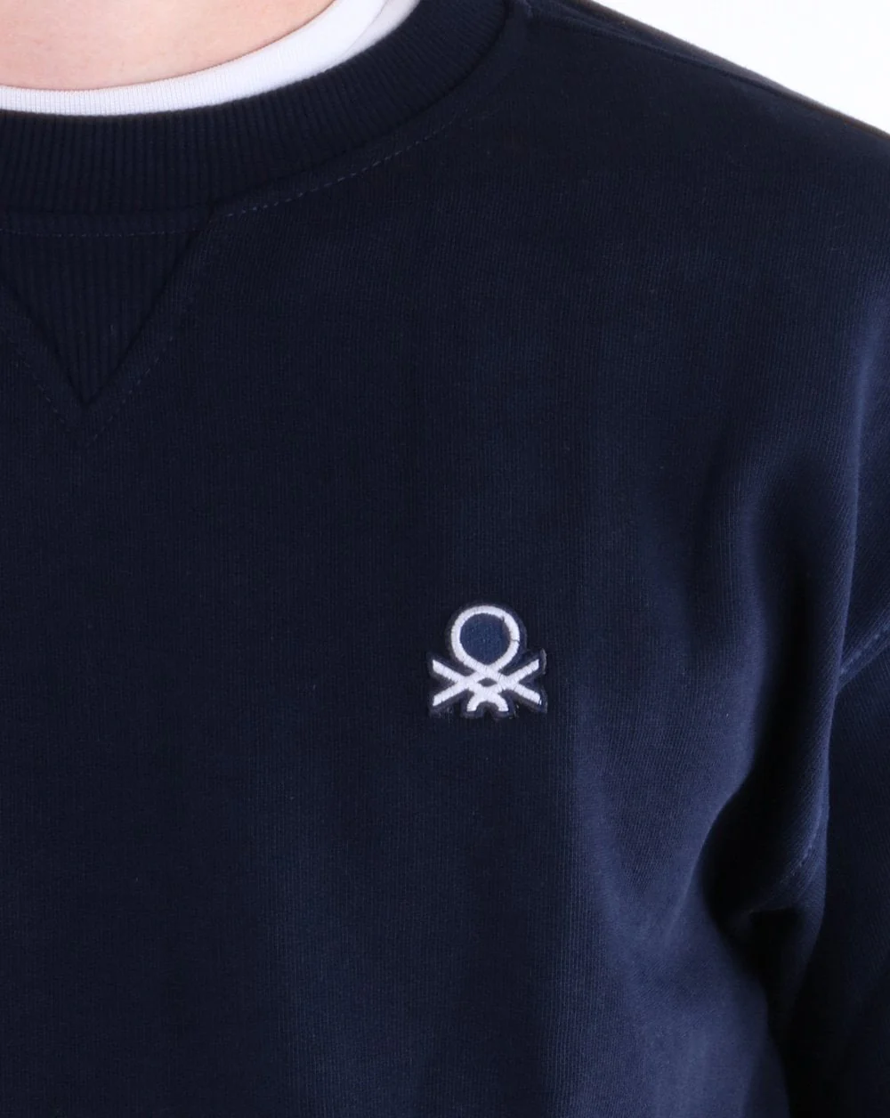 Benetton Sweatshirt Navy - Image 4