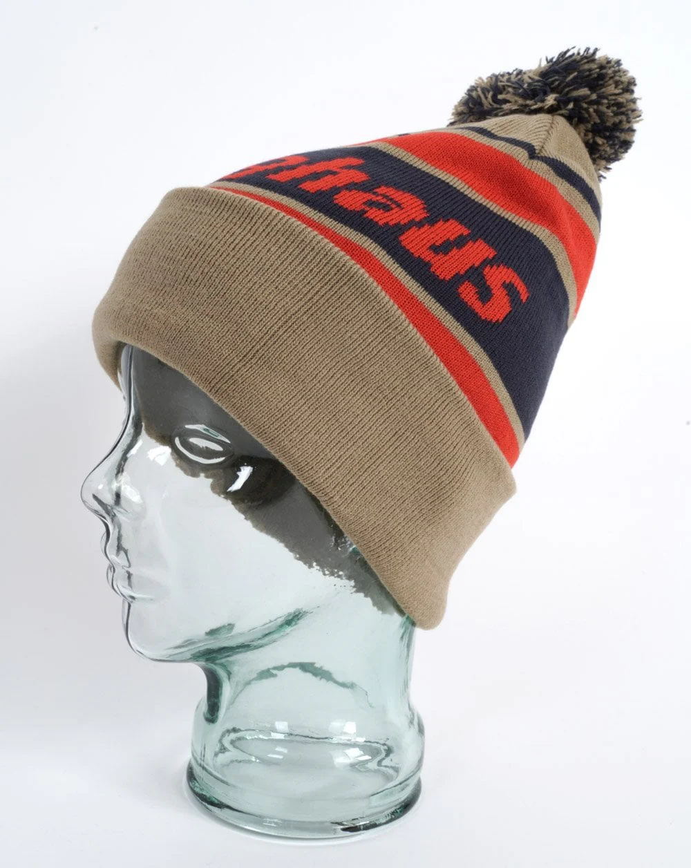 Berghaus Beanie Sand/Red/Navy - Image 2