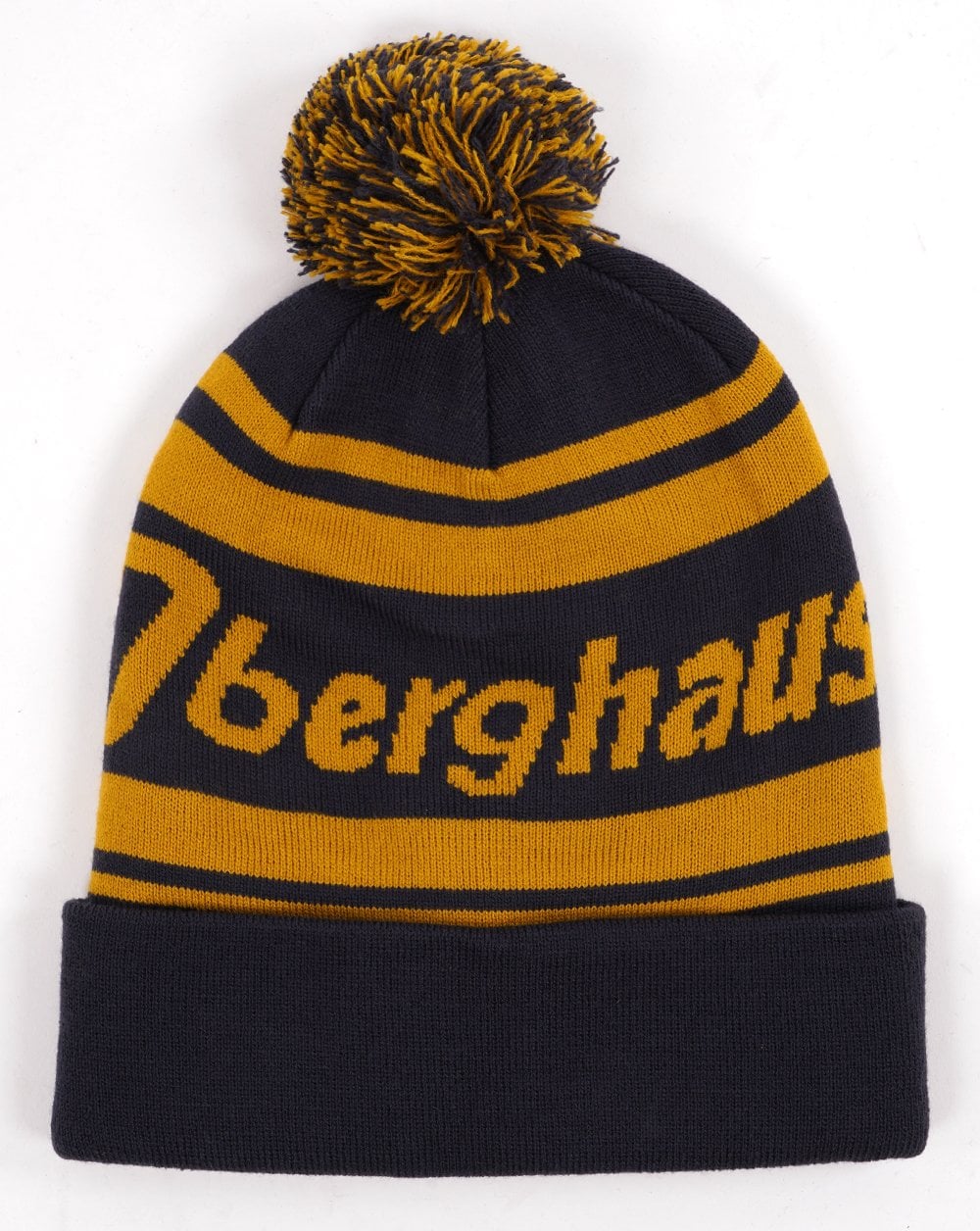 Berghaus Pom Pom Beanie Navy/Gold - Image 2