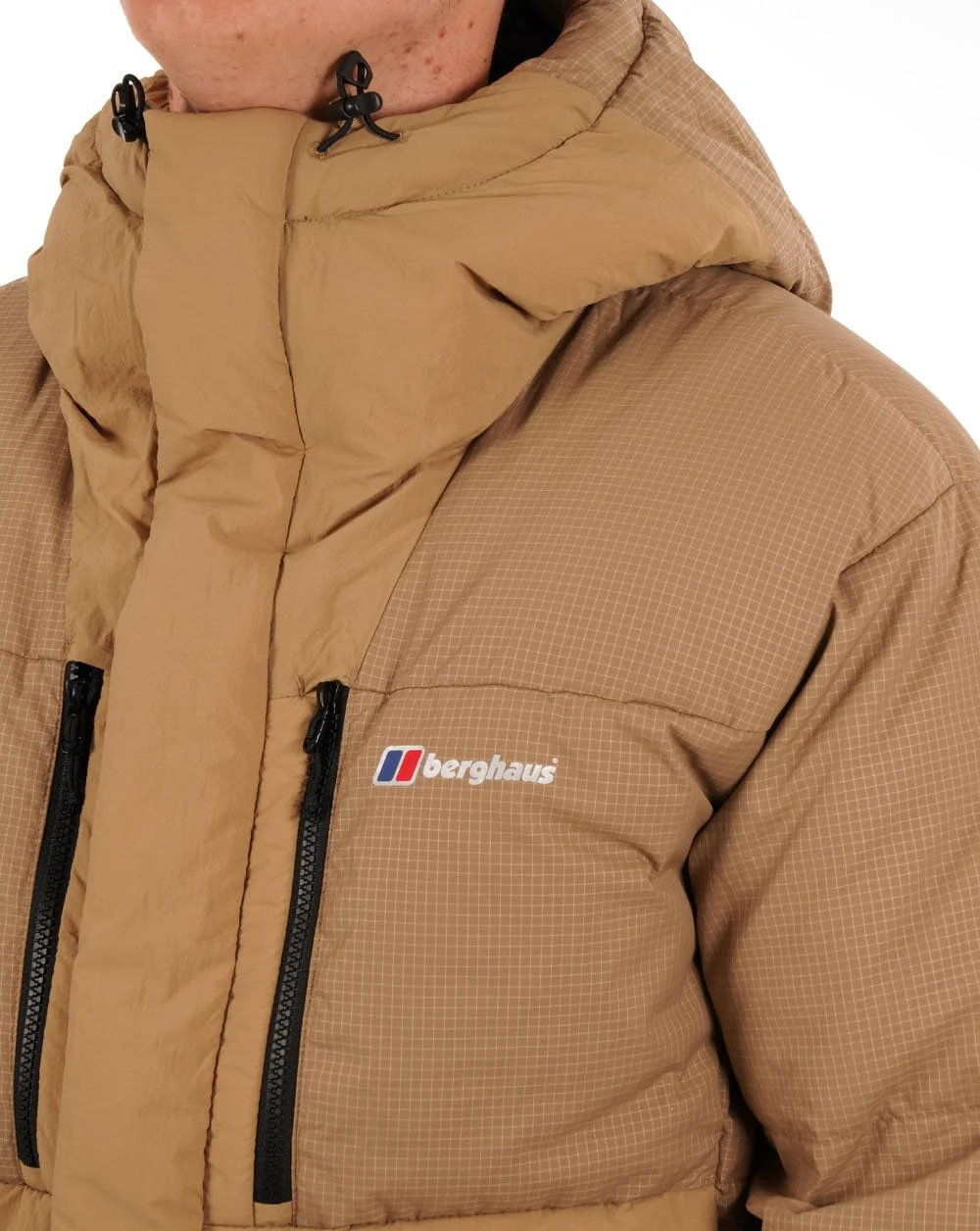 Berghaus Sabber Down Hooded Jacket Sand - Image 2