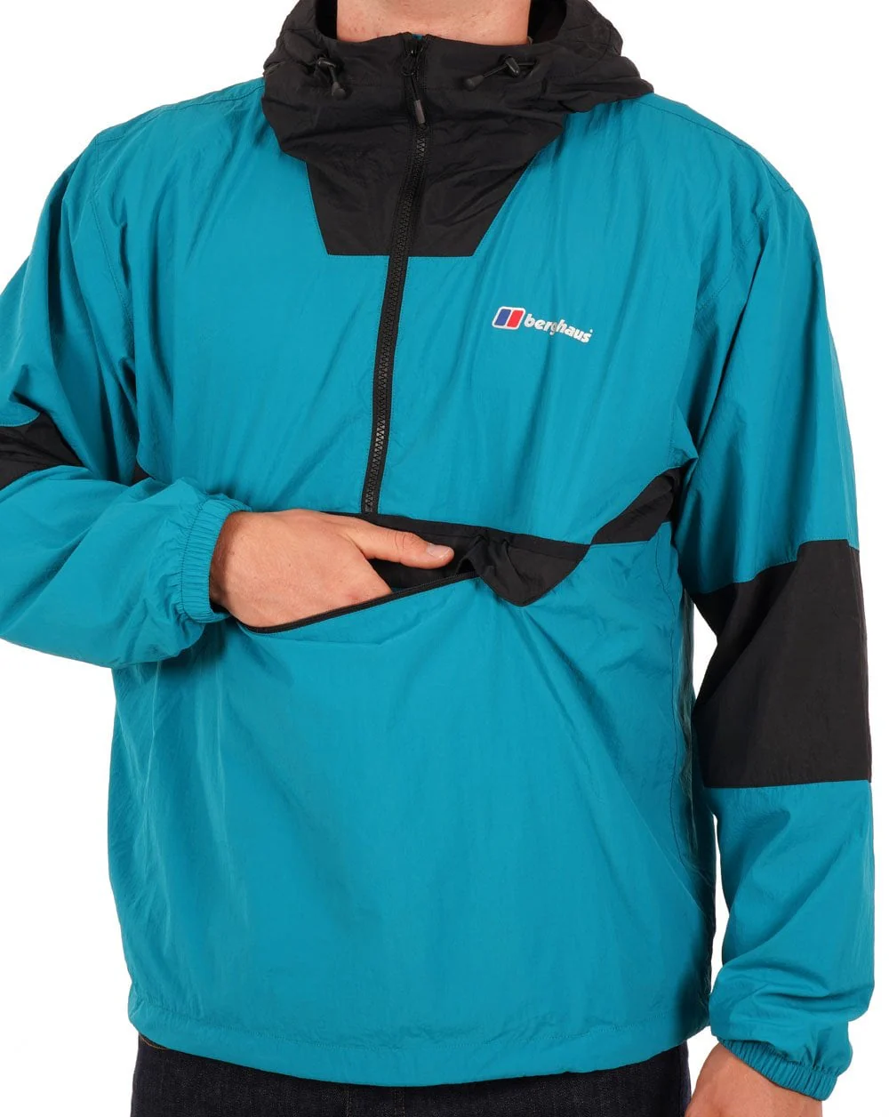 Berghaus Urban Co-ord Wind Jacket Turquoise/Black - Image 3