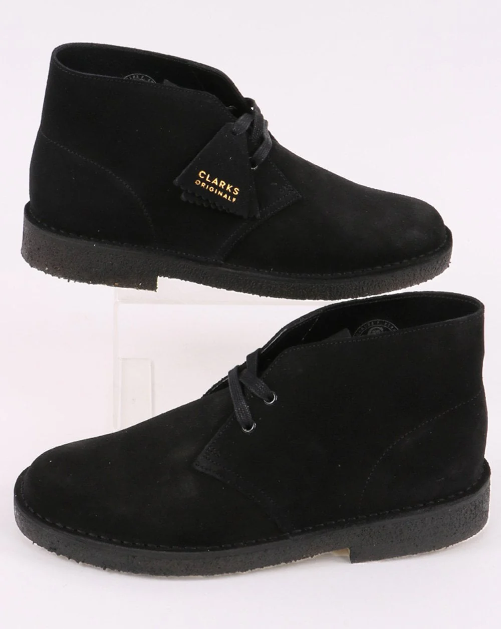 Clarks Originals Desert Boot Black Suede