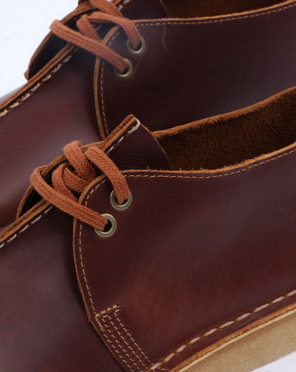 Clarks Originals Desert Trek Shoe Tan Leather - Image 4
