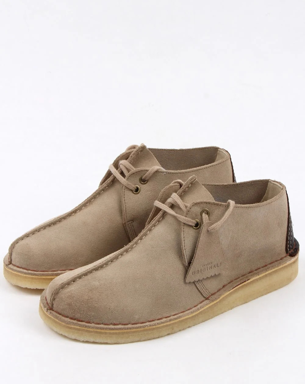 Clarks Originals Desert Trek Suede Shoes Sand