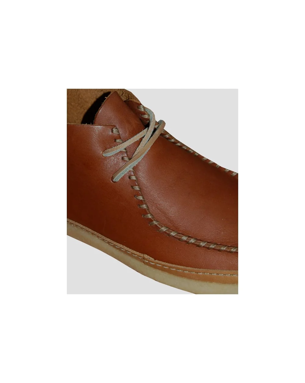 Clarks Originals Vulco Spear Boots Brown Leather - Image 3