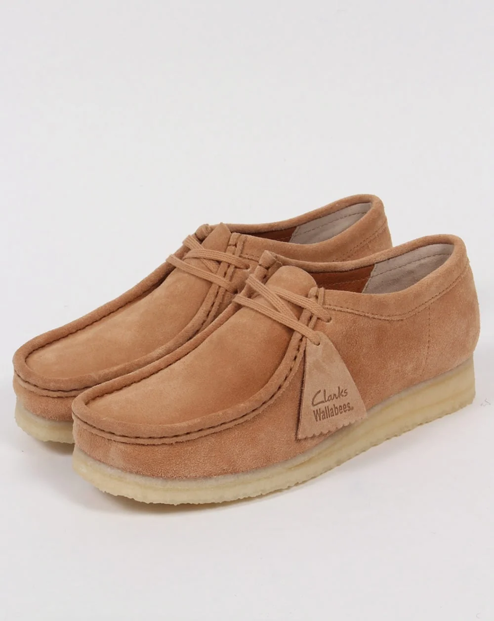Clarks Originals Wallabee Suede Shoes Fudge - Image 3