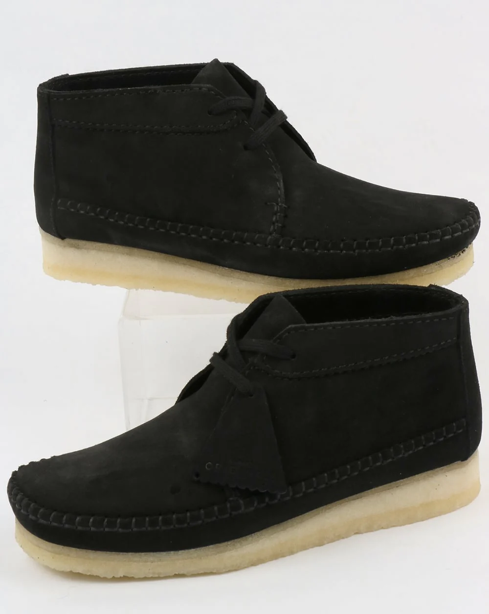 Clarks Originals Weaver Suede Boot Black - Image 3