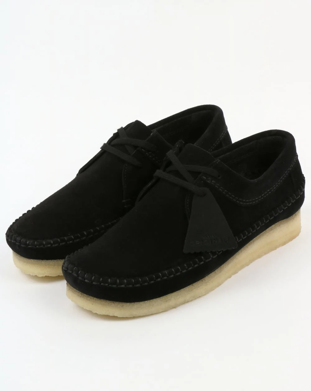 Clarks Originals Weaver Suede Shoes Black