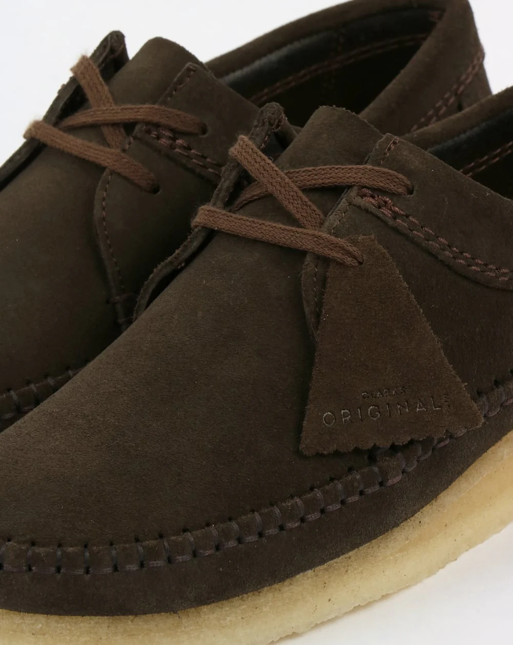 Clarks Originals Weaver Suede Shoes Peat - Image 4