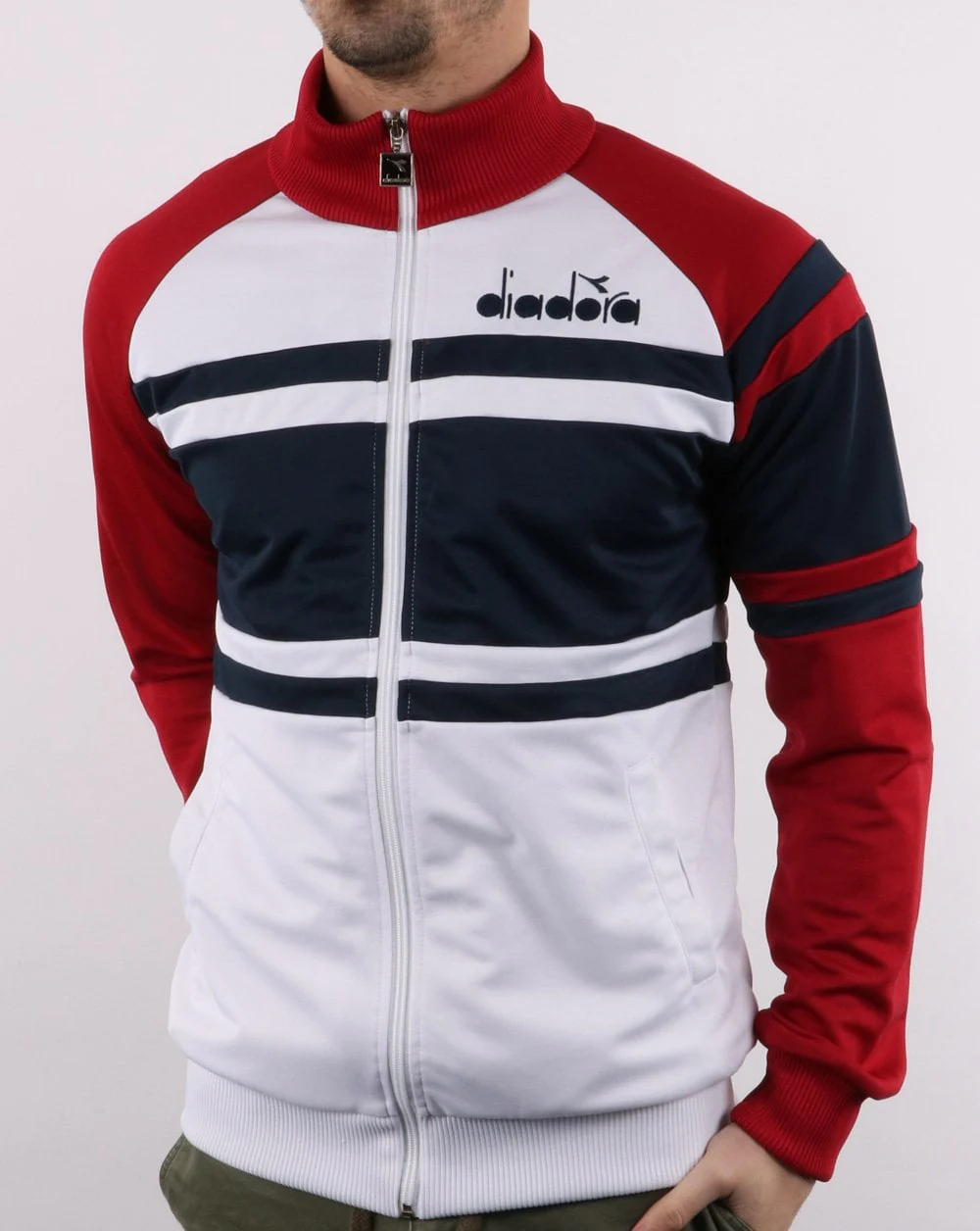 Diadora 80s Track Top American Beauty - Image 2