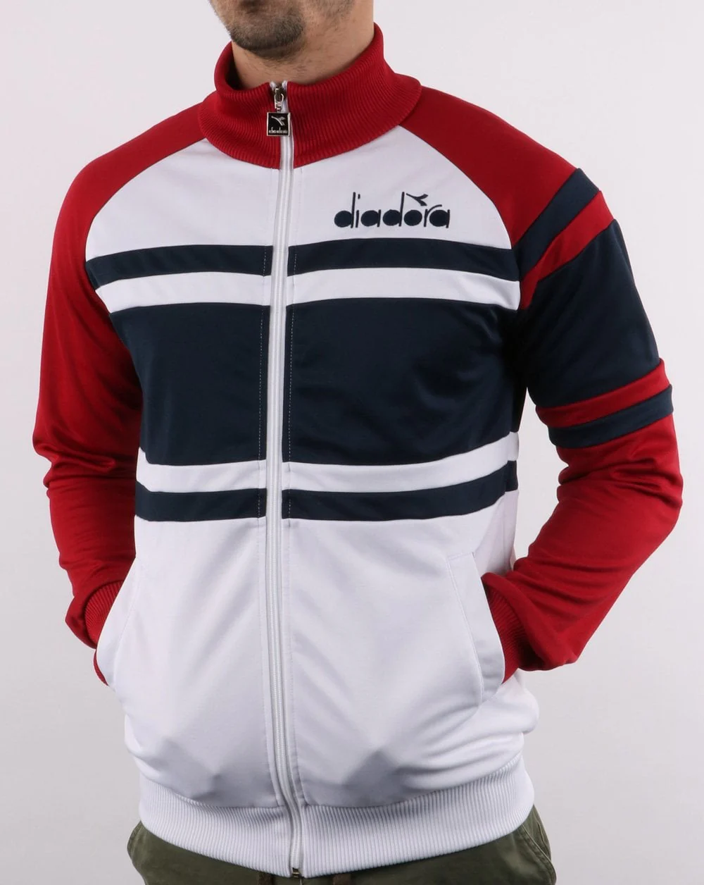 Diadora 80s Track Top American Beauty - Image 3