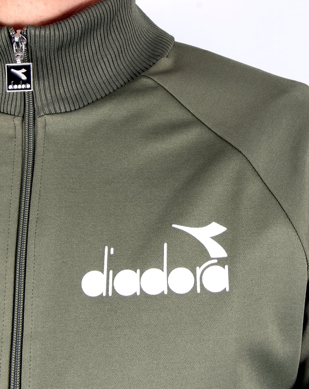 Diadora 80s Track Top Green Mushroom - Image 3