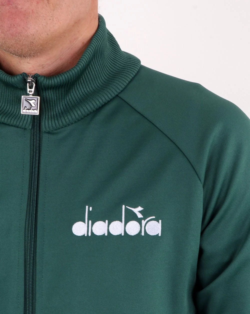 Diadora 80s Track Top Posy Green - Image 2