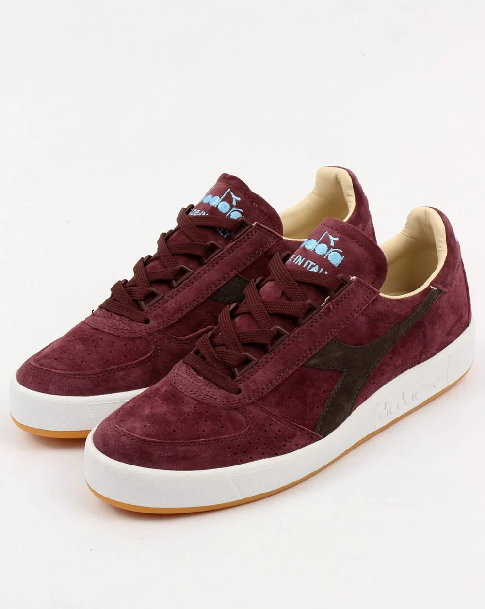 Diadora B Elite Italia Suede Trainers Decadent Chocolate - Image 4