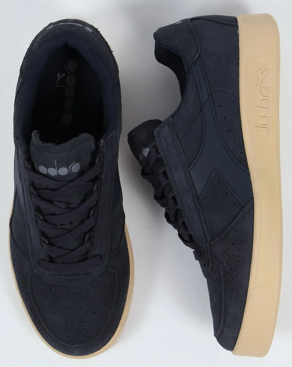 Diadora B. Elite Suede Trainers Navy Tuareg - Image 2
