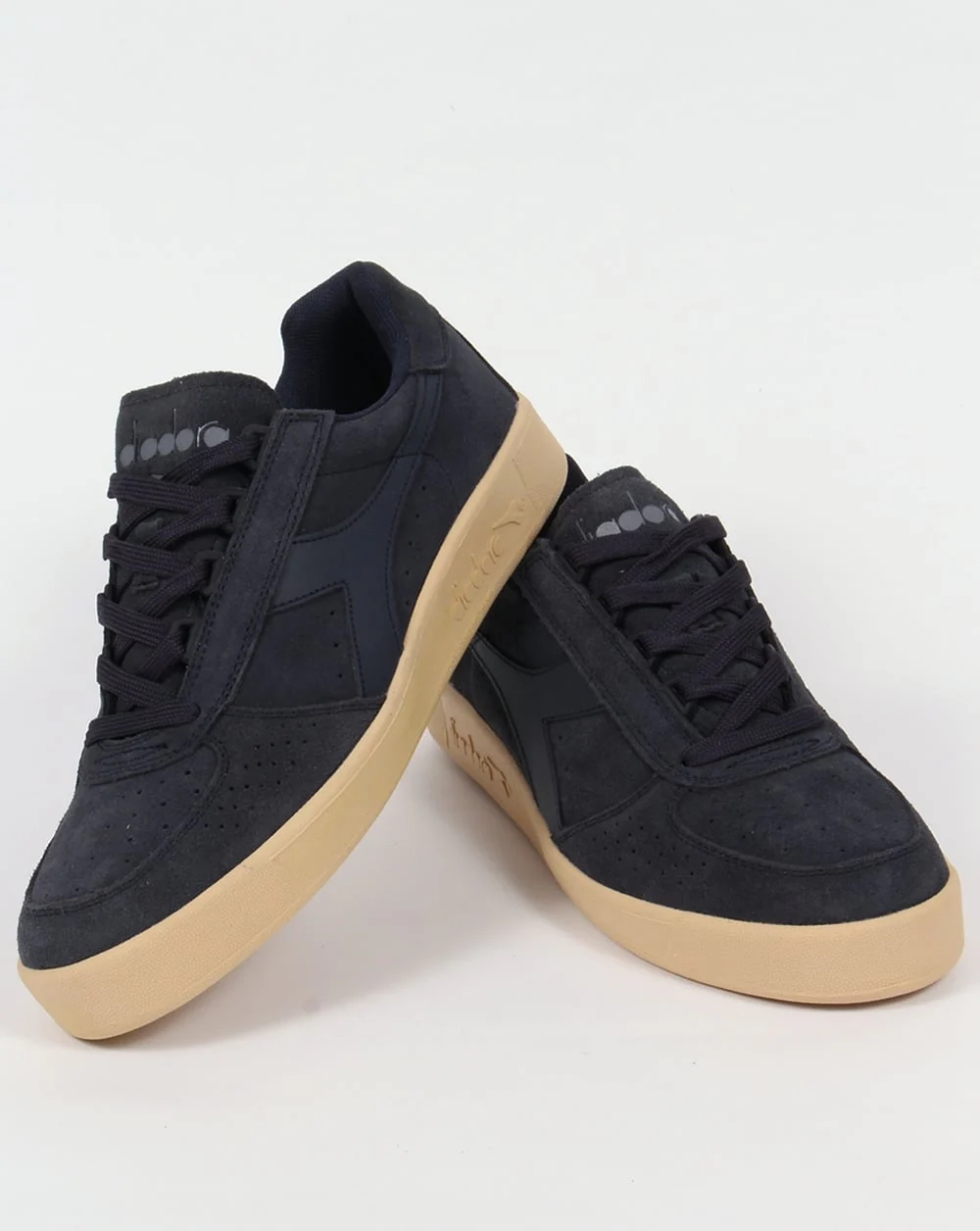 Diadora B. Elite Suede Trainers Navy Tuareg - Image 3